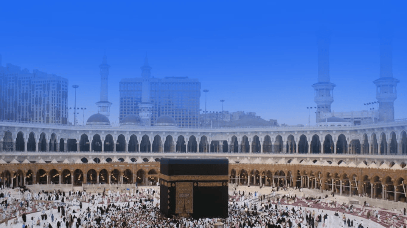 A Muslim family praying and reflecting during the first ten days of Dhul Hijjah while preparing for worship and charity