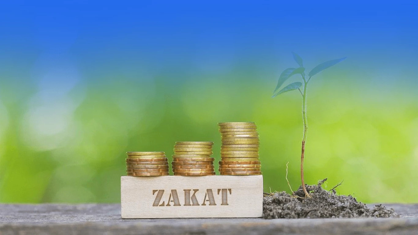 A Muslim family donating Zakat online on Giving Tuesday to support people in need
