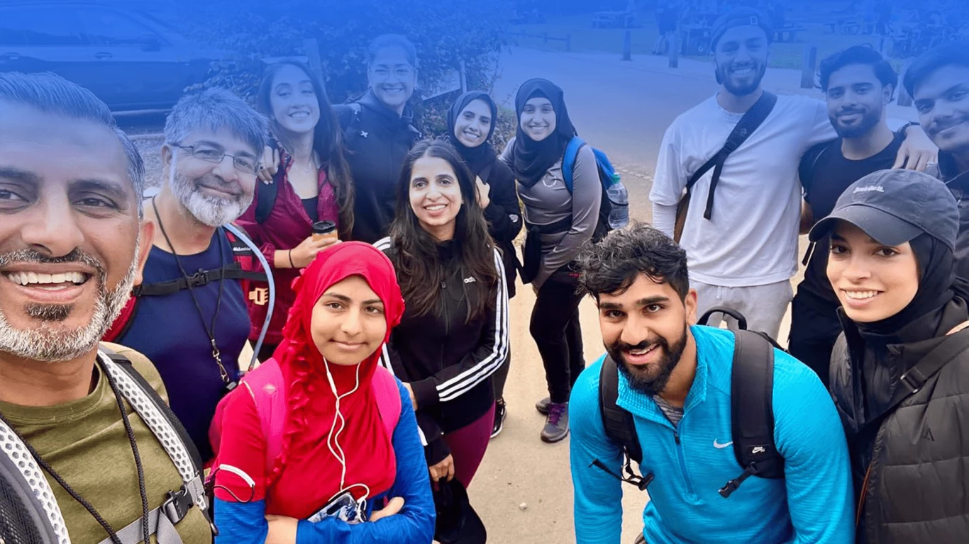 Canadian Muslim volunteers distributing food and support packages to families in need through the National Zakat Foundation